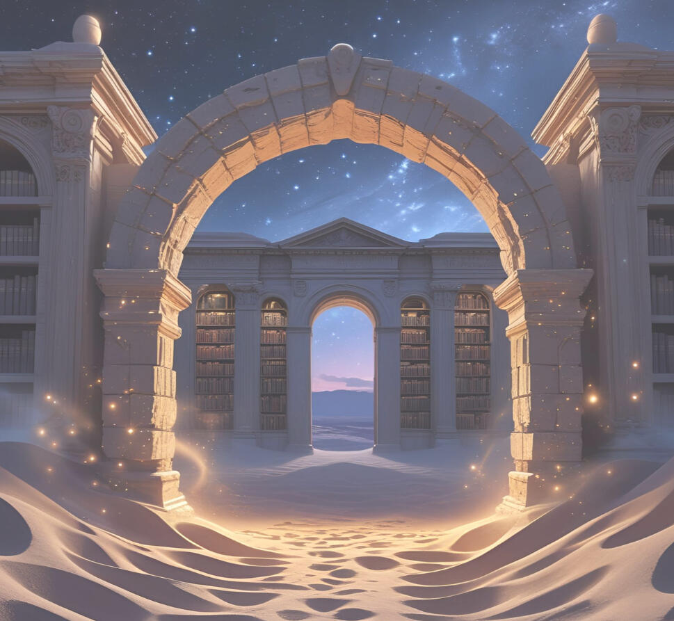 Bibliothèque symbolisant les Annales Akashiques - Aurélie Casano Soul Shiner Nice